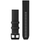 Pulseira Garmin QuickFit 22 Preta com Aço Inoxidável
