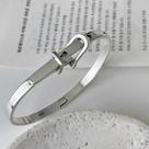 Pulseira Geométrica Prateada Para Mulheres E Casais, Design Criativo Vintage, Presentes De Joias
