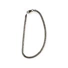 Pulseira Grumet de Prata 925 Italiana 20cm 2mm Black F