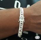 Pulseira Grumet Dupla com Fecho Gaveta em Prata 925 - 10mm