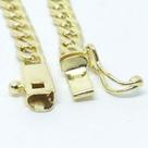 Pulseira Grumet Fecho De Gaveta 4mm Folheada A Ouro 18k - Excelente Acabamento