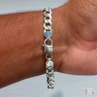 Pulseira Grumet Prata 925 - 8mm - Design Exclusivo Pulseira Grumet Prata 925 - 8mm - Design Exclusivo