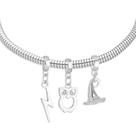 Pulseira Harry Potter Berloque Banhado a Prata 925