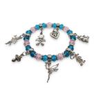 Pulseira Ibeji Erê Cristal Color Ajustáve Umbanda Candomblé