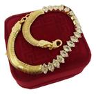 Pulseira Idêntica A Ouro Elo Rabo De Rato Banhada a Ouro Pulseira Idêntica A Ouro Elo Rabo De Rato Banhada a Ouro