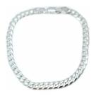 Pulseira Infantil 15 Cm Prata Legitima 925 Grumet 5 Mm