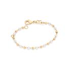 Pulseira infantil banhada a ouro PÉROLA 552144 Rommanel