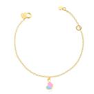 Pulseira Infantil Borboletinha De Resina Folheada A Ouro Pulseira Infantil Borboletinha De Resina Folheada A Ouro