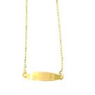 Pulseira Infantil com chapinha Folheada a ouro 18k Pulseira Infantil com chapinha Folheada a ouro 18k