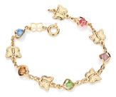 Pulseira Infantil Composta Por Pedras Colori 550849