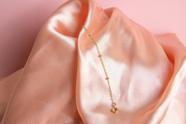 Pulseira Infantil de Elos com bolinhas Semijoias