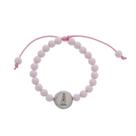 Pulseira Infantil de Nossa Senhora de Fátima Rosa