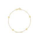 Pulseira Infantil de Ouro 18k Bolinhas Pulseira Infantil de Ouro 18k Bolinhas