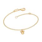 Pulseira Infantil Disney Pingente Mickey Rommanel Banhado Ouro Med16 Cm Pulseira Infantil Disney Pingente Mickey Rommanel Banhado Ouro Med16 Cm