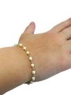 Pulseira Infantil Em Ouro 18K 750 Modelo Pérolas de Água Doce 3mm (COD14Y) Pulseira Infantil Em Ouro 18K 750 Modelo Pérolas de Água Doce 3mm (COD14Y)