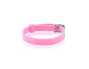 Pulseira Infantil Emborrachada Rosa - Acessório Kids