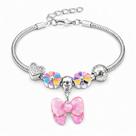 Pulseira Infantil Feminina Berloques Coloridos Brilho Luxo Diversos