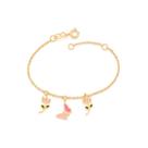 Pulseira infantil folheada a ouro COLORIDO 551673 Rommanel