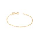 Pulseira Infantil Formada Por Fio Alternado 550035 Cor:Dourado