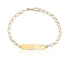 Pulseira Infantil Ouro Melindrosa Bebê 18k M9 Pulseira Infantil Ouro Melindrosa Bebê 18k M9