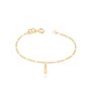 Pulseira Infantil Rommanel com pingete figa 550035-540977 Pulseira Infantil Rommanel com pingete figa 550035-540977