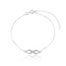Pulseira infinito zircônia