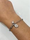 Pulseira Inox Cadeia de Consagração Nossa Senhora das Graças - 1 Unidade