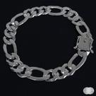 Pulseira Italiana 3x1 com Fecho Gaveta em Prata 925 - 13mm Pulseira Italiana 3x1 com Fecho Gaveta em Prata 925 - 13mm