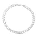 Pulseira Italiana Grumet 6mm X 21cm De Prata 925