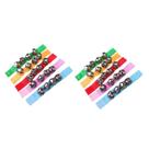 Pulseira Jingle Bells Abaodam para crianças, brinquedos de Natal x10