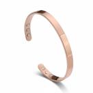 Pulseira KALM ajustável com caixa de presente em ouro rosa