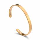 Pulseira KALM ajustável com caixa de presente para mulheres em ouro