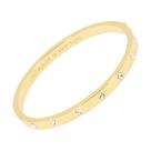 Pulseira kate spade new york Set in Stone Dourada com Cristal Transparente