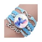 Pulseira Kawaii Anime Lilo & Stitch One Piece, Bracelete Fofo Para Crianças, Presente De Natal,