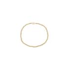 Pulseira kel bolinhas pérola de água doce folheada ouro 18k