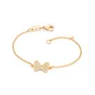 Pulseira laço da minnie folheada BRANCO 552124 Rommanel
