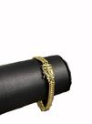 Pulseira lacraia 8mm fecho especial - banhado a ouro 18k