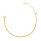 Pulseira Laminada Diamatanda Banhada a Ouro