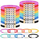 Pulseira Landical WWJD Rainbow 18,5 cm Christian 30 unidades