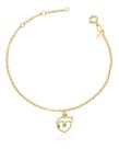 Pulseira Le Chat D'amour Revestido em Ouro