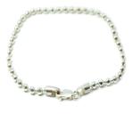 Pulseira Legitima Prata 925 Elo Bolinha