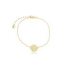 Pulseira letra inicial B - Banhado em ouro 18k Pulseira letra inicial B - Banhado em ouro 18k
