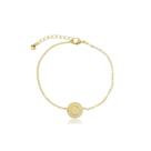 Pulseira letra inicial C - Banhado em ouro 18k Pulseira letra inicial C - Banhado em ouro 18k