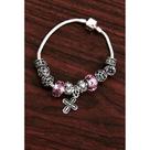 Pulseira Life com Berloques rosas Pulseira Life com Berloques rosas