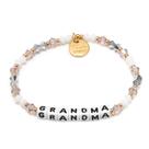 Pulseira Little Words Project Grandma com miçangas coloridas