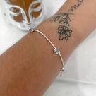 Pulseira Liz Lilás - PRATA 925 Pulseira Liz Lilás - PRATA 925