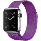 Pulseira Loop Milanese Malha de Aço P/ Watch 42mm 44mm Roxa