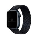 Pulseira Loop Solo Trançada Preto Compatível Com Apple Watch