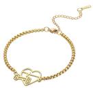 Pulseira love gym banhada a ouro Pulseira love gym banhada a ouro