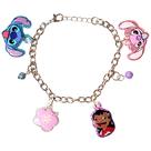 Pulseira LUV HER Lilo and Stitch 7 com pingentes de metal - mais de 3 anos